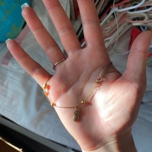 Alex and Ani Pineapple anklet